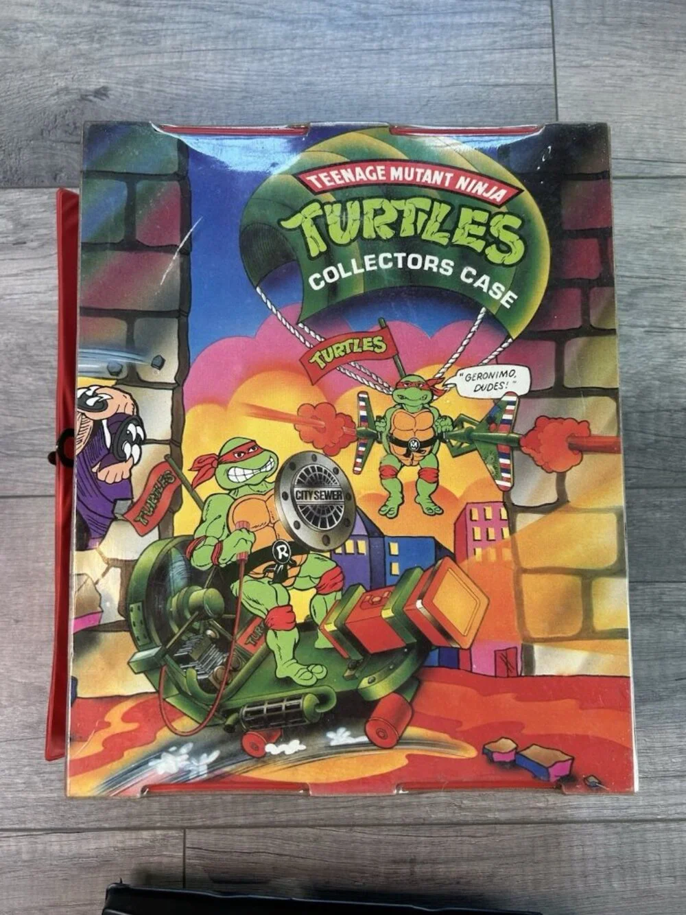 TMNT Teenage Mutant Ninja Turtles Figure Lot w/ Collectors Case Vintage 1988 - Picture 11 of 16